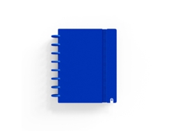 Cuaderno INGENIOX A5 Rayado 80Hj 100G Foam C/Goma Elástica Azul Oscuro 66025011