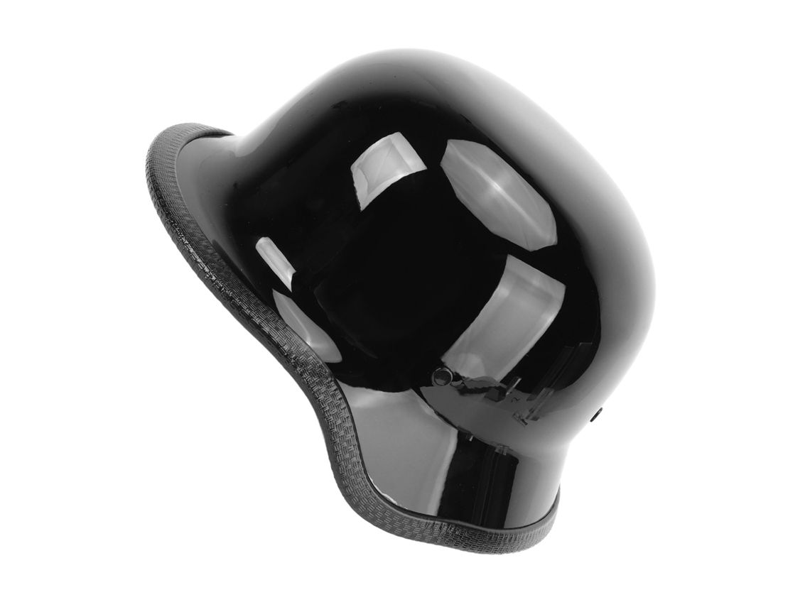Vlrla-casco De Media Cabeza Para Moto Unisex Con Cintas Reflectantes Deportivo Open Face Bicicleta Talla Xxl Negro Brillo