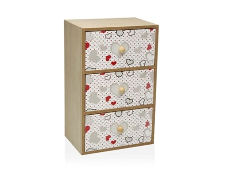 Caja-Joyero Versa Corazones (12 x 25 x 16 cm)