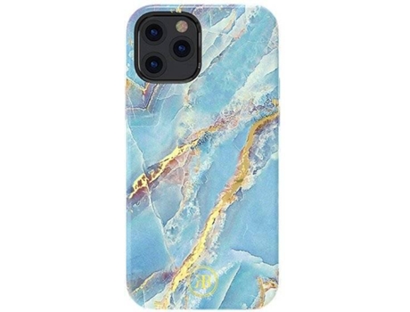 Carcasa iPhone 12 Mini KINGXBAR Mármol Azul