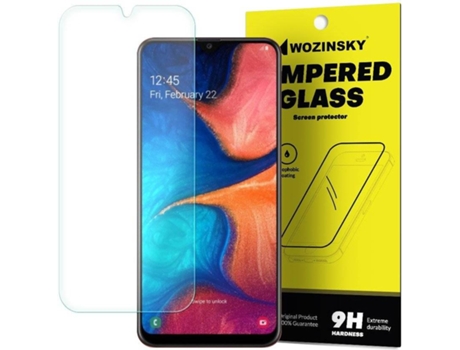 Protector Cristal Templado Samsung Galaxy A20E LMOBILE 9H Transparente
