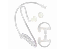 Auriculares de tubo acústico (ergonómicos y transparentes)