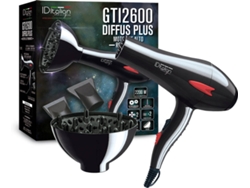Secador de Cabello POSTQUAM Gti 2600 Con Difusor Plus (2200 W - 3 Niveles de Temperatura)