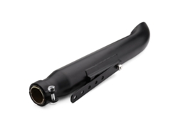 Silenciador De Escape Universal Para Motocicleta Cafe Racer, Color Plateado