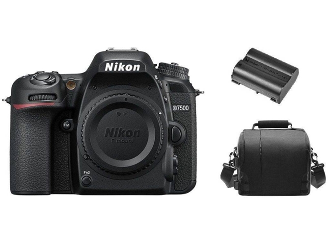 Kit Cámara Réflex NIKON D7500 + Bolsa + EN-EL15A