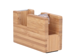 Dispensador de cinta de madera, base transparente, máquina cortadora de cinta floral, rodillo de cinta GOKOCO