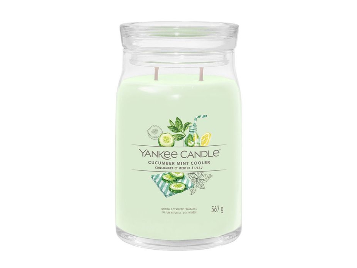 Candela Giara Grande Signature Peppino y Mint Yankee Candle Refresco