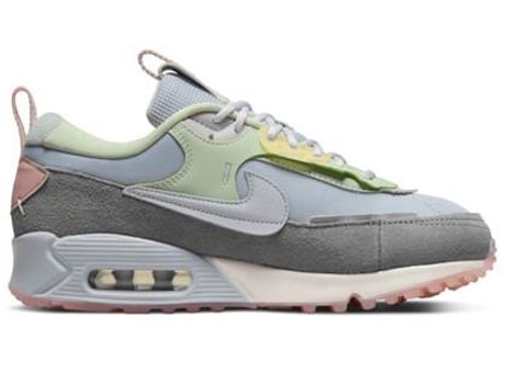 Tenis Deportivas NIKE Air Max 90 Futura Mujer (Gris -Tejido, Material Sintético -38)