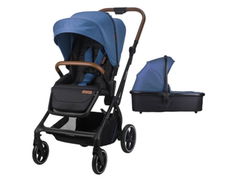 Cochecito Bebe 2 en 1 COCCOLLE Saliara Azul Marino Convertible