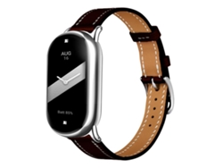 Correa para Xiaomi Smart Band 10/9/8 - Piel - Hebilla plateada fina