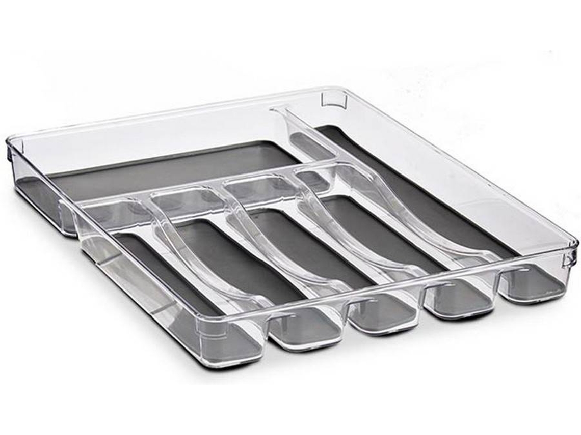 Organizador BIGBUY (Gris - Plástico - 32.3x4.5x40 cm)