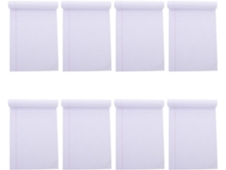 Bloc De Notas Legal A5 Rayado, 8 Hojas, 400 Hojas Desprendibles, Papel Blanco, Cuaderno Profesional.