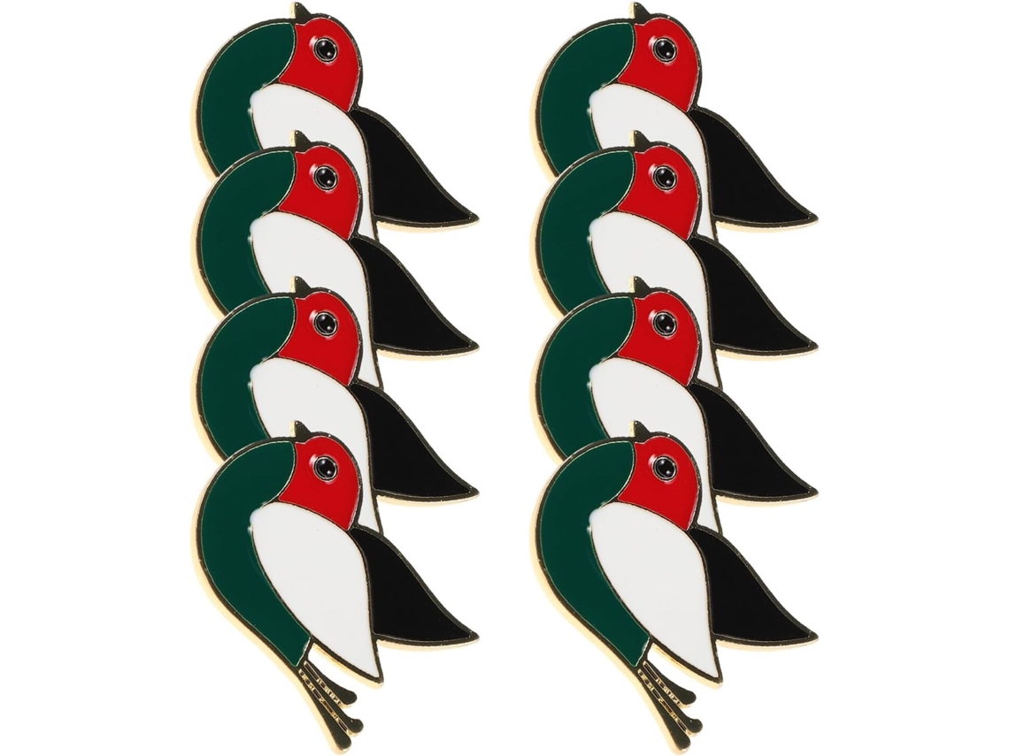 Ciieeo - De 8 Broches De Liga Metálica Com A Bandeira Palestina - Acessório Para Jaqueta Ou Gola