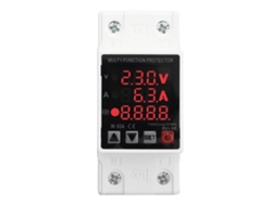 Protector Contra Sobretensión Y Subtensión Con Reinicio Automático, Límite De Corriente Ajustable Y Pantalla Digital Ac220v 63a