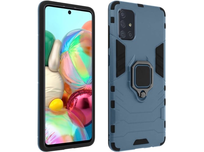 Carcasa Samsung Galaxy A51 AVIZAR Anillo Azul