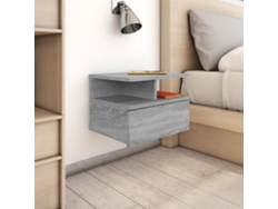Mesa Cabeceira LOVELY HOME Mesinha Suspensa 40X31X27 Cm Madeira Proc. Sonoma Cinza