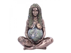 2026-estatua De La Diosa Gaia Tierra Madre Resina Pintada A Mano Decoración De Jardín Regalo De Pascua