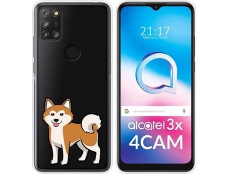 Carcasa Alcatel 3X 4CAM TUMUNDOSMARTPHONE Dibujos Transparente Perros 02 Multicolor