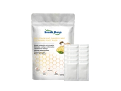 Parche para el cuidado de los pies con veneno de abeja y jengibre.