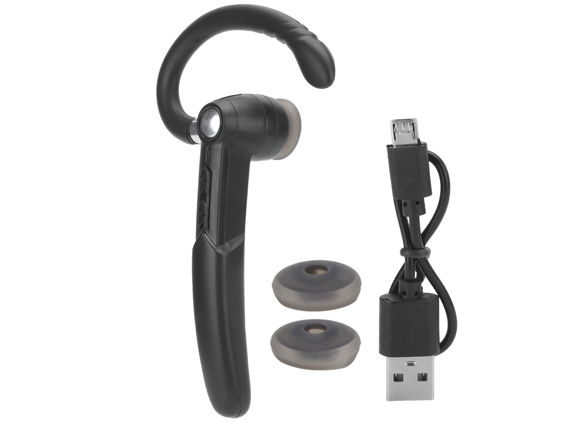 Auriculares Bluetooth Mono Portátiles Con Diseño Ergonómico Y Alta Compatibilidad - Negro