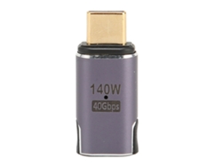 Adaptador Magnético Usb-c De 24 Pines Pd Con Carga Rápida De 140 W Y 40 Gbps, Compatible Con 8k Hd, Para Pc Y Tabletas.