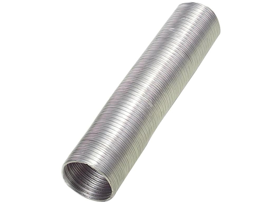 Latiguillo Inoxidable Hembra 3/8 - Hembra 1/2  250 mm 2 Piezas MAURER