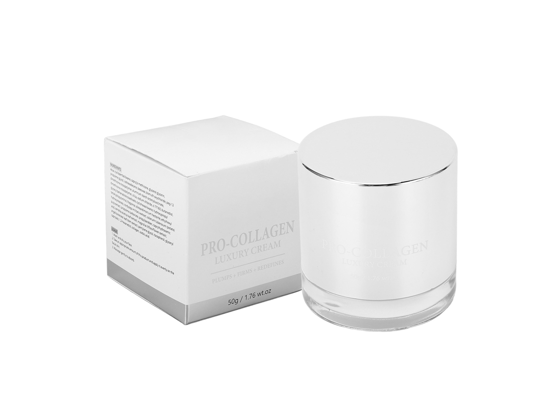 Crema Hidratante Facial Diaria Con Colágeno Anti-edad Para Reducir Líneas Finas, 50g, Todos Los Tipos De Piel