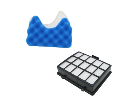 1 filtro Hepa de polvo y 1 Juego de filtros de esponja azul para aspiradora Samsung Dj97-00492A Sc6520 Sc6530/40/50/60/70/80/90 Sc68