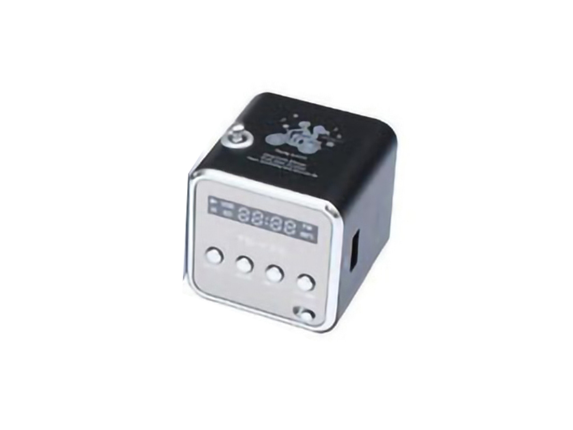 Mini Altavoz Bluetooth Con Sonido Nítido, 4 Botones, Pantalla Táctil, Radio Fm, Inalámbrico Y