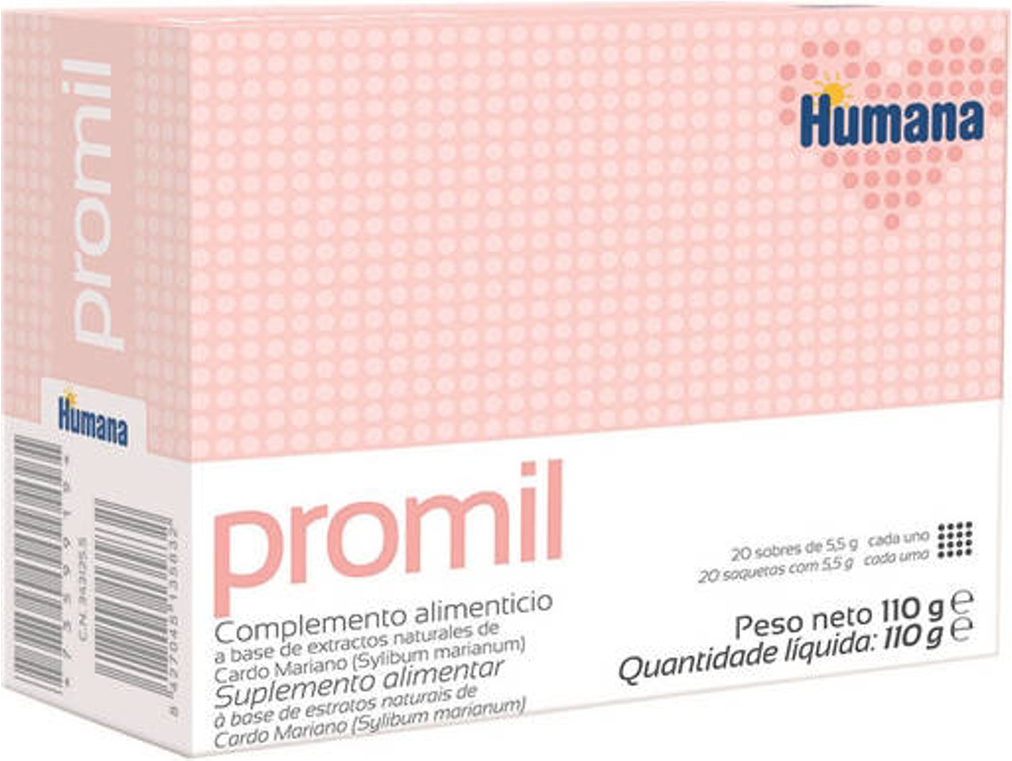 Promil Suplemento. Carteiras Polvo Oral 20x5.5gr