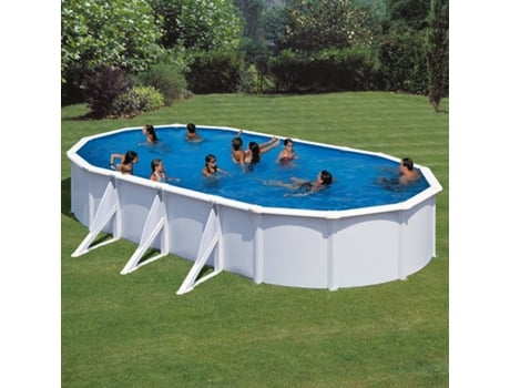 Piscina de Acero GRE Blanca (800x470x132 cm)