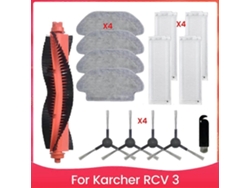 Kit de repuestos para cepillo lateral principal, filtros HEPA y paño de fregona para aspiradora RCV 3