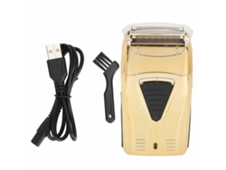 Aparador de barba elétrico masculino 2026 com carregamento USB eficiente e cabeça de lâmina portátil para uso doméstico.