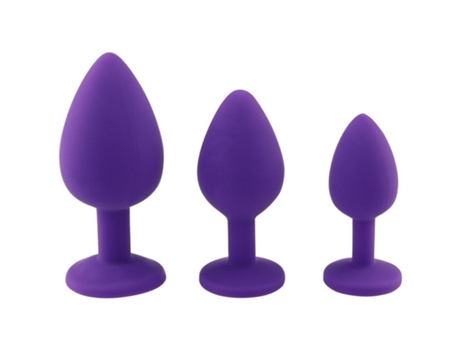 Plug Anal PETHUEL Starter Kit 3 piezas XYX-H-0426-4 Púrpura