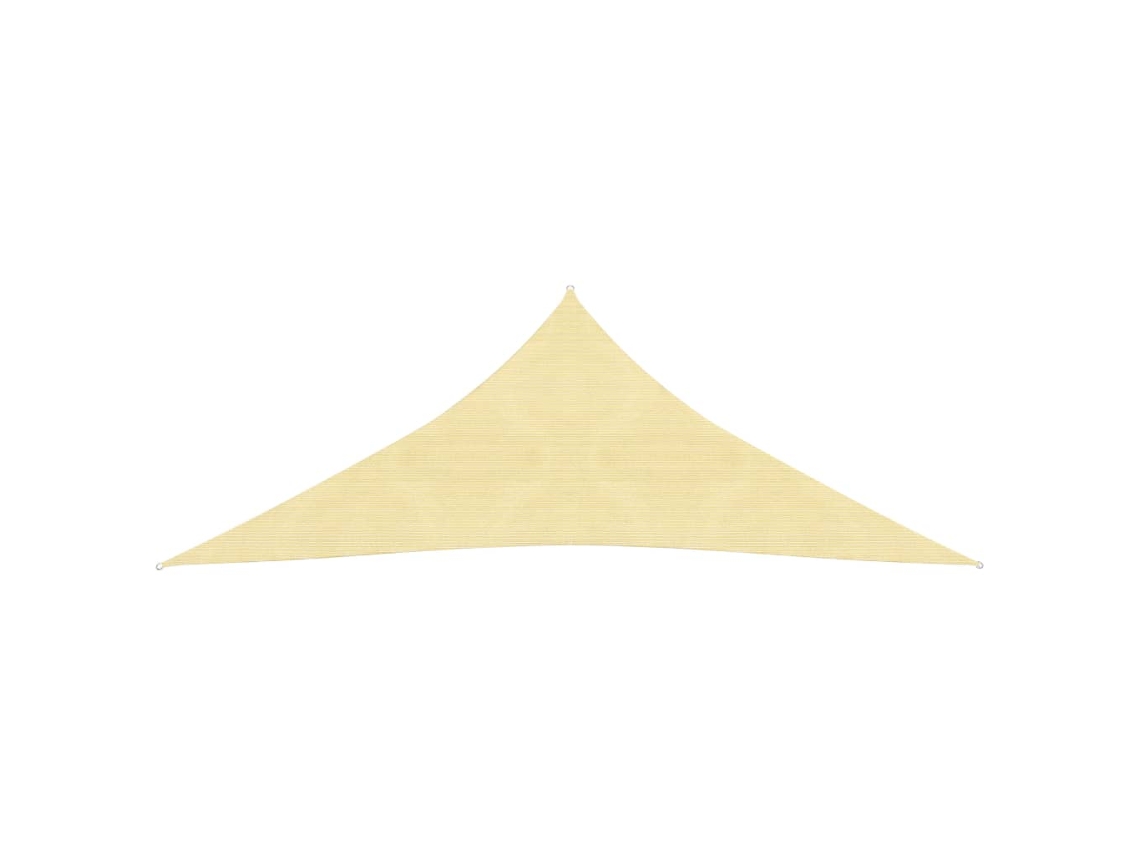 Parasol Hdpe Triangular 3,6 x 3,6 x 3,6 m Beige