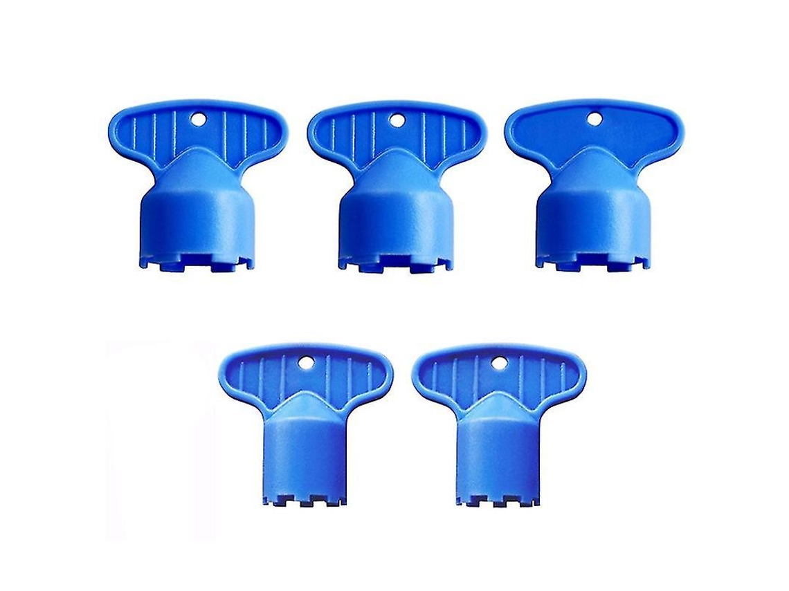 5 Piezas Llave De Aerador De Grifo Plástico Herramienta De Reparación Y Reemplazo Para Grifos Sanitarios Tamaños 16.5-24mm Color Azul Azul