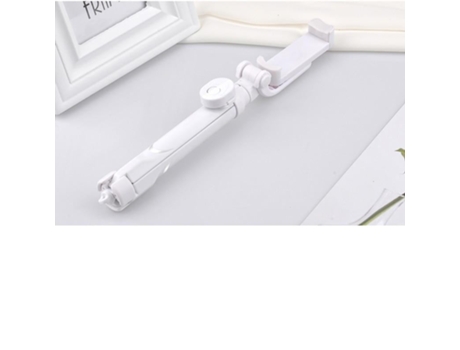 Trípode SLOWMOOSE Sem Fio Bluetoot con Control Remoto para iPhone iOs / Huawei Android Blanco