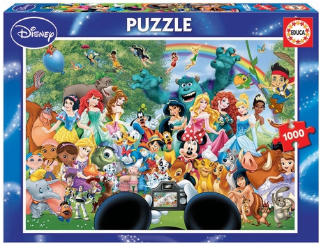 Puzzle EDUCA 1000 El Maravilloso Mundo de Disney (Edad Mínima: 12 Años - 1000 Piezas)