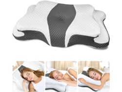 Almohada Ergonómica Para El Cuello Almohada Para Dormir De Espuma Viscoelástica Transpirable Digitallab