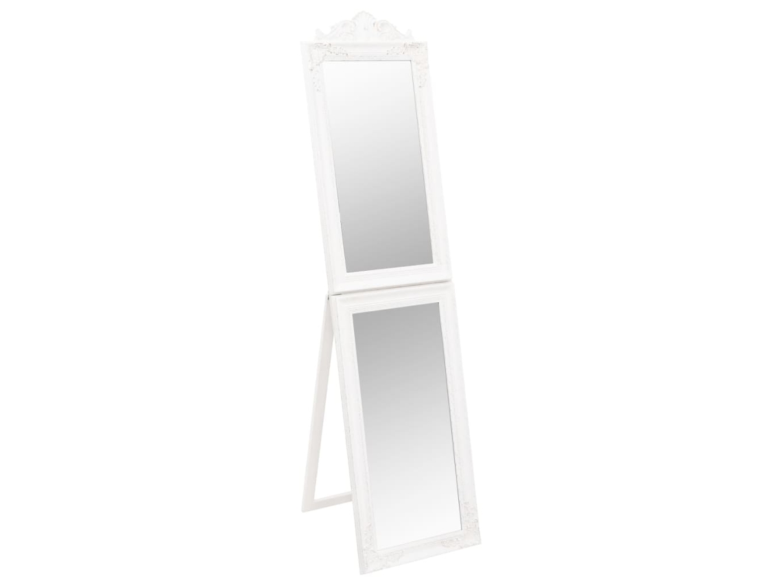 Espejo De Pie VIDAXL Blanco Cristal (45 x 6.5 x 180 )