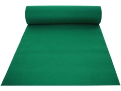 Alfombra verde tipo pasillo para uso interior/exterior, 1 x 30 m
