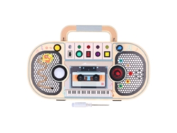 Tablero Sensorial De Madera Para Niños Con Grabador De Sonido, Luces Led Y Mango, Juguete Educativo De Formas Para Niños Y Niñas