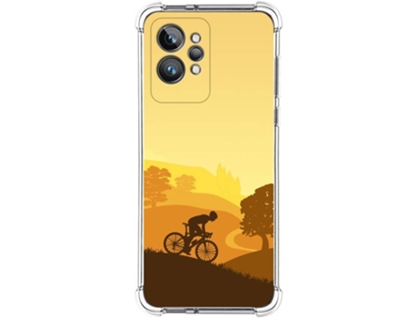 Carcasa para Realme GT 2 Pro 5G TUMUNDOSMARTPHONE Dibujos Antigolpes Ciclista Multicolor