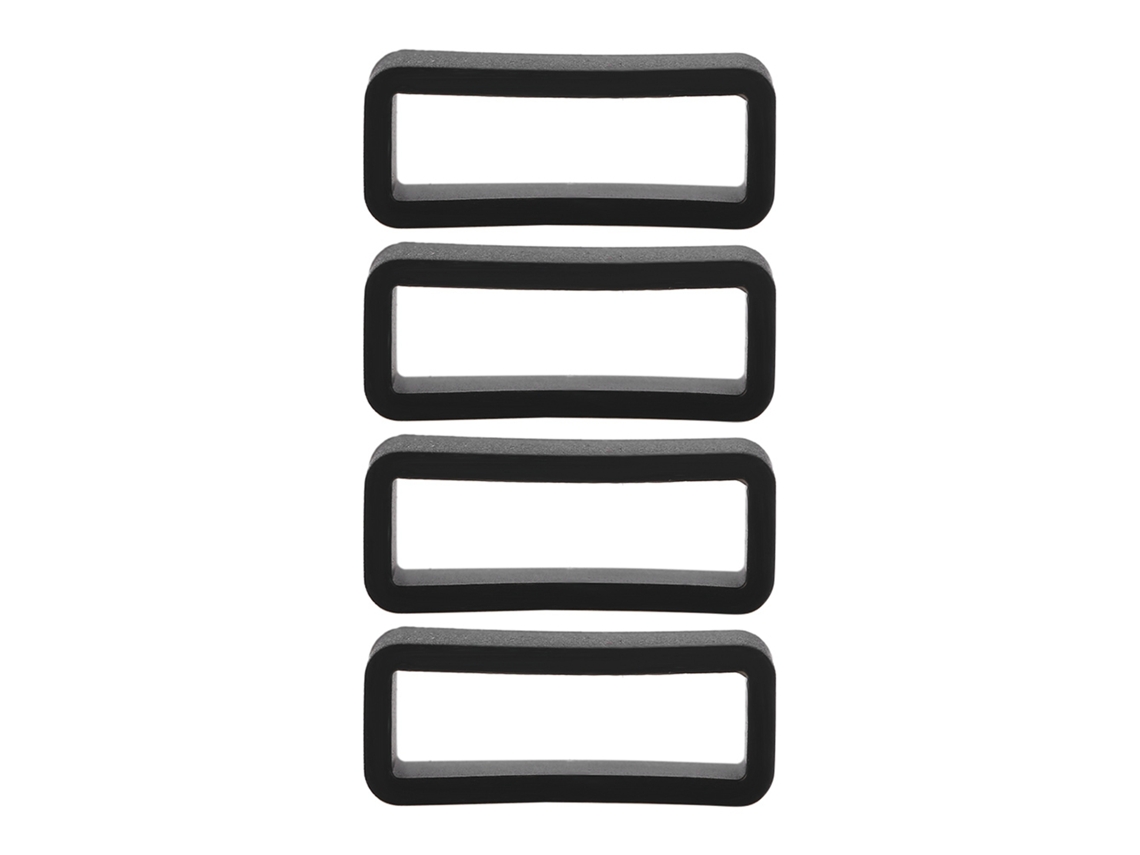 4 Hebillas De Seguridad De Silicona Para Pulsera Swatch (20 Mm) Accesorio Para Reloj