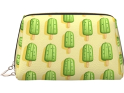 Neceser De Viaje Cuero Organizador Para Mujer Diseño Estampado Vacaciones