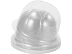 10 Insertos Plástico Forma Cúpula Gorras Béisbol Adulto 57 Soporte Transparente Antideformación Comercial