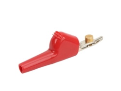 Pinza De Cocodrilo Para Prueba De Telecomunicaciones Sin Denudage Con Aiguille Ouverture 25mm J.60043rouge