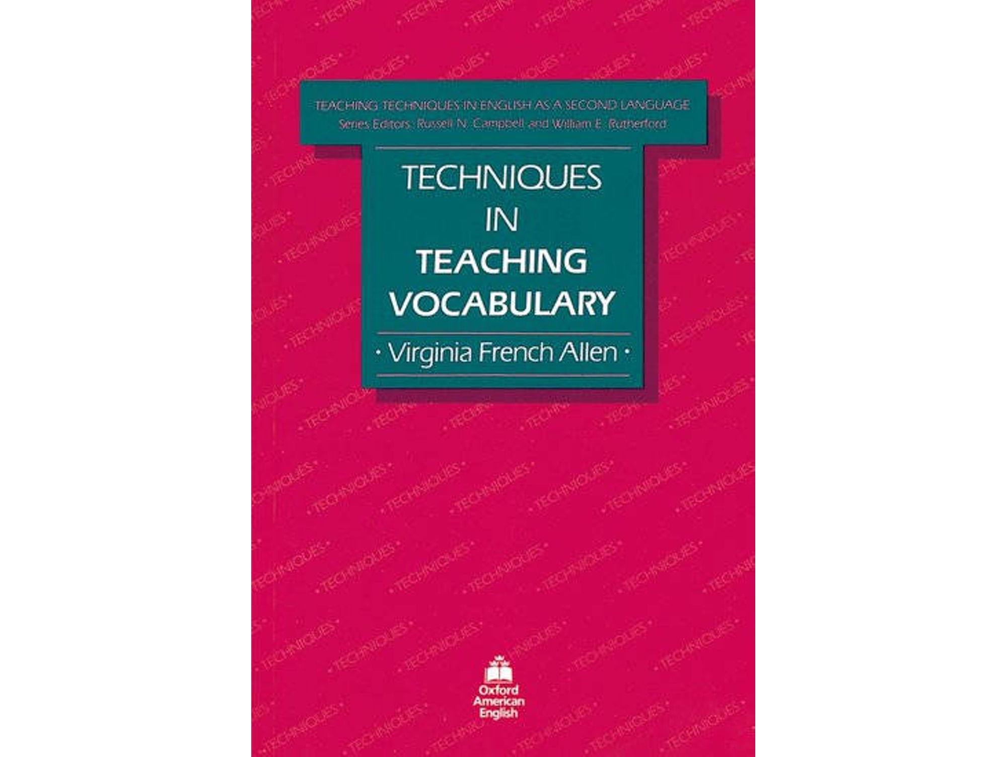 Libro Techniques in Teaching Vocabulary de Virginia French Allen (Inglés)