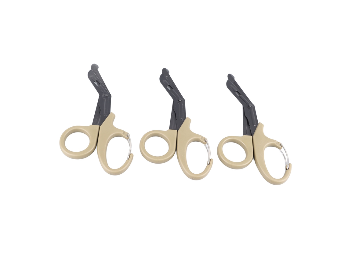 Tijeras Médicas Multifuncionales De Acero Inoxidable (3 Unidades) Para Emergencias Médicas, Para Enfermeras Y Médicos.