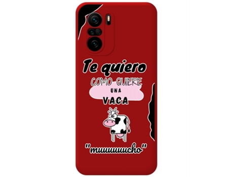 Carcasa Xiaomi Mi 11i 5G TUMUNDOSMARTPHONE Silicona Líquida Dibujos Rojo